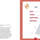 Inhalt: Rätsel 4, Lösungen 165, Spielanleitungen 180, Spielvorlagen 181. Links Textnachweise, rechts sommerliche Illustrationen.