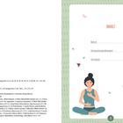INHALT: Rätsel 4, Entspannungsübungen 180, Lösungen 165. Illustration: Person meditiert neben Pflanzen und Schmetterlingen.
