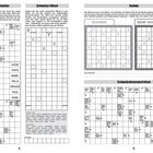 Brücken-Kombination, Schweizer Rätsel, Sudoku (Schwer, Sehr Schwer), Schwedenkreuzworträtsel. Enthält Rätselgitter.