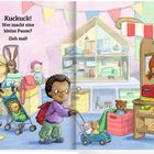 „Kuckuck! Wer macht eine kleine Pause? Zieh mal!“ Kinder spielen mit Spielzeugküche, Puppen und Einkaufsladen.