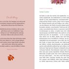 Links: Gedicht "Herbsttag" von Rainer Maria Rilke. Rechts: Text aus "Arme Leute" von Fjodor M. Dostojewski.