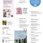 Texte:  
- "Sie wollen mehr?" 
- "03 Editoriale Von Rossella Dimola" 
- "62 Posta Prioritaria Leserbriefe" 
- "55 Le città di pianura"

Ein Inhaltsverzeichnis einer Zeitschrift mit Themen und Bildern.