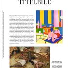 Titel: "UNSER TITELBILD". Beschreibung eines Gemäldes von Navot Miller über ein Festival. Darunter Pieter Bruegels Gemälde.