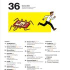 "36 Business Skills: The top time-wasters at work (and how to avoid them). Illustration: Mann läuft vor einem Smartphone-Spinne davon."