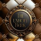 "Don Both", "The Unholy Book", "Of His Revenge", "Black Edition". Goldene Ornamente und geometrisches Muster.