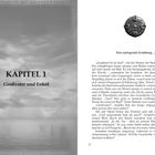 Kapitel 1: Großvater und Enkel. Eine aufregende Erzählung... Text über Jonathan und seinen Großvater. Runde Verzierung oben rechts.