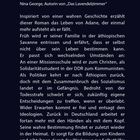 „Dieser Roman ist von großer erzählerischer Dichte...“ Nina George. Text erzählt von Adanes Leben und Wandel. Preis: 16 €.