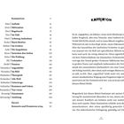 "Kammerton", Kapitelüberschriften und Seitenzahlen links. Rechts Text über Orchester und persönliche musikalische Faszination.