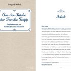 „Aus der Küche der Familie Trapp“ Originalrezepte von Köchin Johanna Raudaschl. Inhaltsverzeichnis mit Kapiteln.