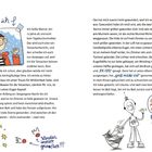 "6.1 Das bin ich" steht über einem Jungen mit Brille. Zeichnung zeigt Roboter und Kugel, Text beschreibt eine Nachtgeschichte.