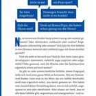 Text: "Du bist so eine Heulsuse!", "Jetzt führ’ dich halt nicht so auf!", "Stell dich nicht so an!", "Sitzt dir wieder ein Pups quer?", "Sei kein Angsthase!", "Deswegen braucht man nicht so zu heulen!", "Halt die Ohren steif!", "Denk an Mama/Papa, die haben schon genug um die Ohren!"   
Absatz: Über Gefühle von Kindern und Eltern.