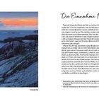 Die Seite zeigt einen Text mit der Überschrift "Die Einnahme Irlands". Eine atemberaubende Küstenlandschaft mit Felsen und Meer.