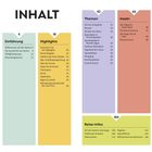 Der Inhalt ist unterteilt in Einführung, Highlights, Themen, Inseln und Reise-Infos mit spezifischen Seitenzahlen.