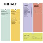 Inhalt mit Abschnitten: Einführung, Highlights, Themen, Stadtteile & Abstecher, Reise-Infos; nummerierte Unterpunkte.