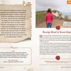 Texte: „Musterlayout“, „Der Blick über die Kreidefelsen...“, „Beachy Head & Seven Sisters“, Beschreibung der Landschaft.