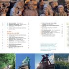 Titel: 12 Siedlungen der Berliner Moderne. Oben links eine Karte. Rechts und unten links farbige Wohngebäude mit Balkonen.