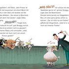 „Haggelbärri“, rief Obbo, „dein Friseur ist da.“ Tiere schauen neugierig zu, während ein Friseur einen Widder schert.