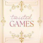 „ANA HUANG, twisted GAMES, ROMAN, LYX“. Verschnörkeltes, elegantes Design mit goldenen Verzierungen.