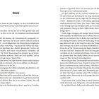 "EINS" steht oben. Der Text beschreibt eine Szene, in der Stevie Baker auf den Parkplatz vor der Highschool schaut.