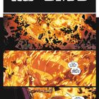 'Am Ende'. Flammen und Trümmer füllen zwei Panels. Sprechblasen sagen: „Töten ist nie die Antwort..." Alles in orange-gelb.