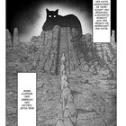 Texte: „Der Katze widerstrebt die Herrschaft...“, „Anima Gleipnir: Der Anbruch des Katzenzeitalters.“  
Illustration: Eine große schwarze Katze thront über einer Gruppe verhüllter Gestalten, die eine steinerne Treppe hinaufsteigen.