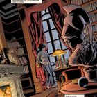 Texte beschreiben eine kalte Nacht, Themiscyras Wärme und Sehnsucht nach einem einfachen Leben. Frau steht am Fenster.