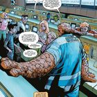 Mehrere Figuren stehen in einem Kontrollraum. Monitore zeigen "Find Susan Storm - Galactus".
