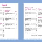 Inhalt, Vorwort 4, Unsere Küchenphilosophie 6. Kategorien: Salate, Suppen und Eintöpfe, Gemüse, Hausmannskost, Fischgerichte.