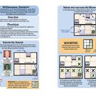 Eine Detektivgeschichte mit Hinweisen. Strategisches Rätsel: "Willkommen, Detektiv!" Ziel: Mörder identifizieren. Regeln: Positionierung, keine Objekte teilen. Schritte: 3 Verdächtige, 1 Opfer. Tipps und Beispielplan.