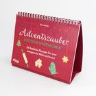 „Adventszauber aus dem Thermomix®: 24 festliche Rezepte für eine entspannte Weihnachtszeit.“ Rotes Aufstellbuch.