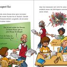 "Geheimagent Kai" zeigt eine Klasse, ein Lehrer kritisiert mit "Knallköpfe!". Kai entdeckt etwas Spannendes in seiner Arbeit.