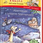 "Tafiti und seine Freunde. Abenteuer unterm Sternenzelt. Ideal für die 1. Klasse." Illustration mit Tierfiguren.