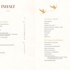 INHALT. Vorwort 8. Auf Wanderschaft 10, Teehaus 30, Auf dem Markt 42, Zu Hause im Schrein 60. Goldene Kraniche oben rechts.