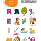 "Was sich reimt, ist gut!" Aufgabe: Bilder auswählen, die mit dem Buchstaben der Reihe beginnen. Buchstaben R, E, I, M.