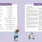 Links: "Inhaltsverzeichnis" mit Kapiteln und Seitenzahlen. Rechts: "Vorwort" mit Begrüßung und Einführung zum Thema ADHS. Bunte Illustrationen.