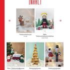 Inhalt: Weihnachtsbär, Alba Weihnachtsbaum, Mini-Weihnachtsfiguren, Adventskalender, Weihnachtskatzen; Nummern 10, 18, 24, 34, 42.