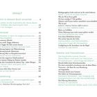 Inhaltsverzeichnis mit Kapitelüberschriften: Erwartungen, Mindset, Paarbeziehung, Familie und Freundinnen. Enthält Seitenzahlen.