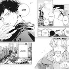 Text: "OH?!", "HEY!!", "RITSUKA!!", "HEEY!", "RITSUKA! WIR MÜSSEN ZUM FLUGHAFEN!", "SAG MAL, BIST DU TAUB?!" Schwarz-weiße Manga-Illustration.