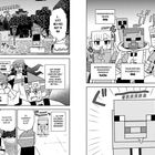 Texte: "GLOTZ", "Grrrnz", "GRR", "TU ES NICHT!", "NAW", "PLATINA", "GRAY", "NIKO WHITE". 

Manga: Charaktere im Minecraft-Stil.