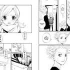 Ein Manga mit einem Gespräch zwischen zwei Charakteren. Texte wie "Hallo!", "Willkommen zurück!", und "Wie läuft's?" sind zu sehen.