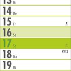 Kalender für den Januar, Wochentage Mo bis So, KW 53 bis 4, Feiertage Neujahr und Heilige Drei Könige.