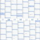 Kalender für 2027, enthält Feiertage wie Neujahr, Ostern, Weihnachten. Tabellenlayout mit Monaten und Tagen.