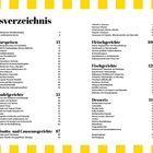 Inhaltsverzeichnis mit Kategorien: Vorspeisen, Nudelgerichte, Risotto, Fleischgerichte, Fischgerichte, Desserts.