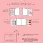 INHALT: Öffnen Sie die Klappen dieses Buches für Infos. Texte über Linsen, Drinks, Hülsenfrüchte und Knusperkombis. Rosa Hintergrund.