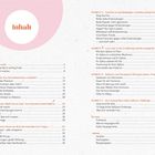 Inhalt. Themen: Endometriose, Stress reduzieren, Ernährung, Zyklus, Hormone, Entzündungen, Selfcare Challenge. Seitenzahlen.