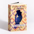 Buchtitel: "Wir waren Artisten - Das Mädchen" von Evelyn Scala Schreiber. Ein stilisiertes Cover mit geometrischen Mustern.