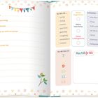 Deckblatt eines Freundebuchs mit persönlichen Infos, Auswahlfeldern, farbiger Deko und Platz für ein Bild.