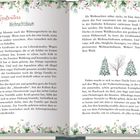 Großvaters Weihnachtsbaum. Text über einen Großvater, der einen Weihnachtsbaum besorgt. Festliche Verzierungen mit Tannenzweigen und Beeren.