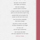 Ein Gedicht mit dem Titel "pilgerwegweisung" von Andreas Knapp. Es ermutigt zur selbstständigen Reise und leichten Gepäck.
