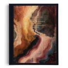 Text in Gold: "Divine Presence", "Depictions of Marble", "In the Gothic and Early Renaissance Painting". Bunte abstrakte Muster.